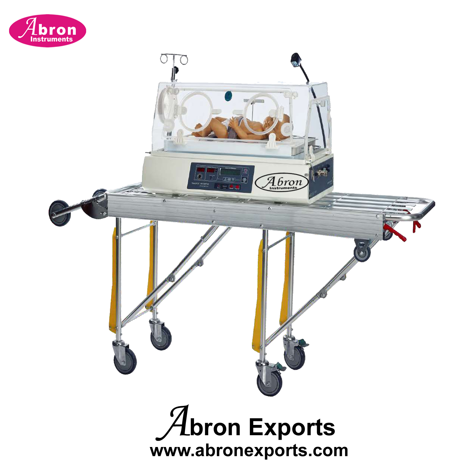 Baby incubators transport Digital 20-40C Rechargable battery 12V 4lit water cylinder Temperature hopsital Nursing Home Abron ABM-2547DT 